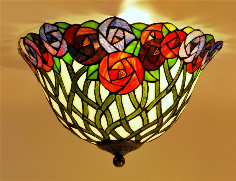 Tiffany plafondlamp Lichtenstein 40 / 80